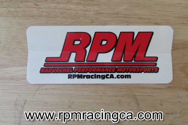 RPM Decal Small
